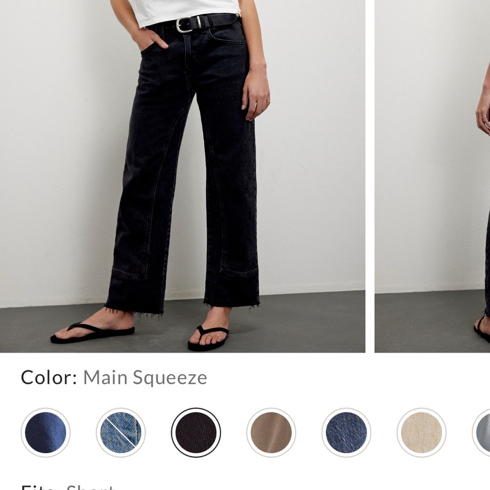Black Wide-Leg Jeans